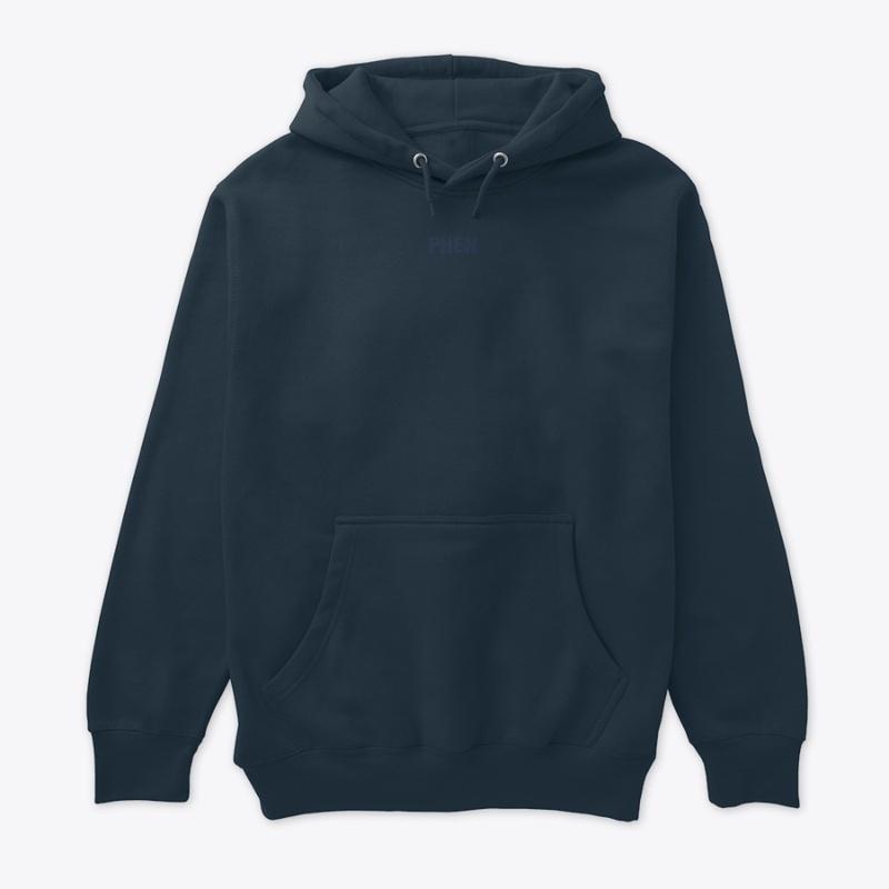 PHEN OVERSIZED HOODIE - NAVY